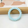 Frosted large telephone cord - light blue