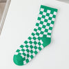 Green checkerboard / one size fits all
