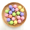 Rubber paint hanging beads - mixed color