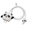 Panda (set of 4) size head + 1.4m winding rope + silicone cable tie