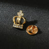 Cross crown gold / pt900