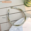3# green plaid headband