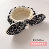 Black leopard headband