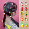 Watermelon series combination hair ties 10-piece set