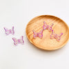 Starry sky luminous butterfly-purple