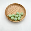 Solid color luminous hanging beads green