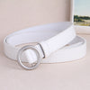 A8 round buckle white / 100cm