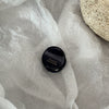 Small round clip - navy blue
