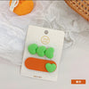 Love hair clip [orange] 2 packs