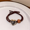 Love love hair circle (dark coffee)