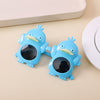Sky blue frame little yellow duck
