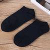 Navy blue solid color boat socks / one size fits all