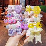 Summer new children's hairpin Korean version of the net red princess hair accessories girls baby broken hair bow does not hurt the hairpin