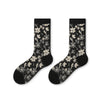 Black flower / one size fits all (35-40)