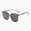 Transparent gray flakes