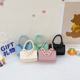 Wholesale Korean version of children's shoulder Messenger bag new macaron chain lipstick parent-child bag girls baby handbag
