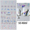 Embossed sticker 5d-r009 (bare chip) / normal specifications