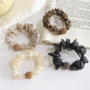 Rhinestone ball color mixed hair