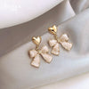 All match bowknot earrings