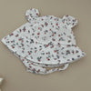 Floral white background / 3-12m