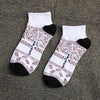 Short white factory / one size nude socks (38---43)
