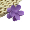 Purple / 3.5cm flower clip