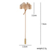 Golden ginkgo leaf 9014