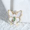 Green crystal butterfly