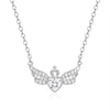 Angel heart necklace