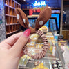 B3 big dot brown rabbit ears