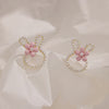 S925 silver needle - pink 4470