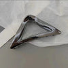 Gun black metal triangle