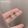 Opal rabbit stud earrings