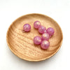 Starry sky pink beads - rose purple