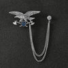 Silver hatchet eagle