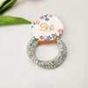2 pack floral telephone cords-green