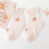 Lace mouth - pink flower / s code 0-6 months