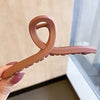 Frosted shark clips - cinnamon