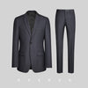Gray two piece suit / 165/84（44a）