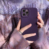 Dark purple-skin feel tpu / iphonex/xs