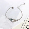 Silver meteor shower bracelet