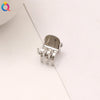 1.2cm alloy small clamp - silver / qiyue factory direct sales
