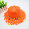 Bordered three small flowers orange / recommended for 3-7 years old