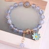 Sunflower burst bracelet【blue】