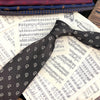 Dark coffee cashew tie hand type *8cm