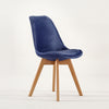 Blue wooden legs / 46*44*85cm