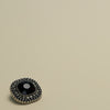 3# [square silver edge black diamond] / side length 17mm diagonal 18mm