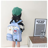 Children's Spring Outing Small Backpack Girls Boys Net Red 2022 New Travel Girls Shoulders Baby Kindergarten School Bag