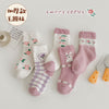 1301 cherry rabbit dreamland terry socks / s (recommended foot length 12-15cm) about 1-3 years old