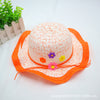 Straw four flowers orange / recommended for 3-7 years old